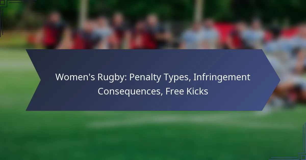 Women’s Rugby: Penalty Types, Infringement Consequences, Free Kicks